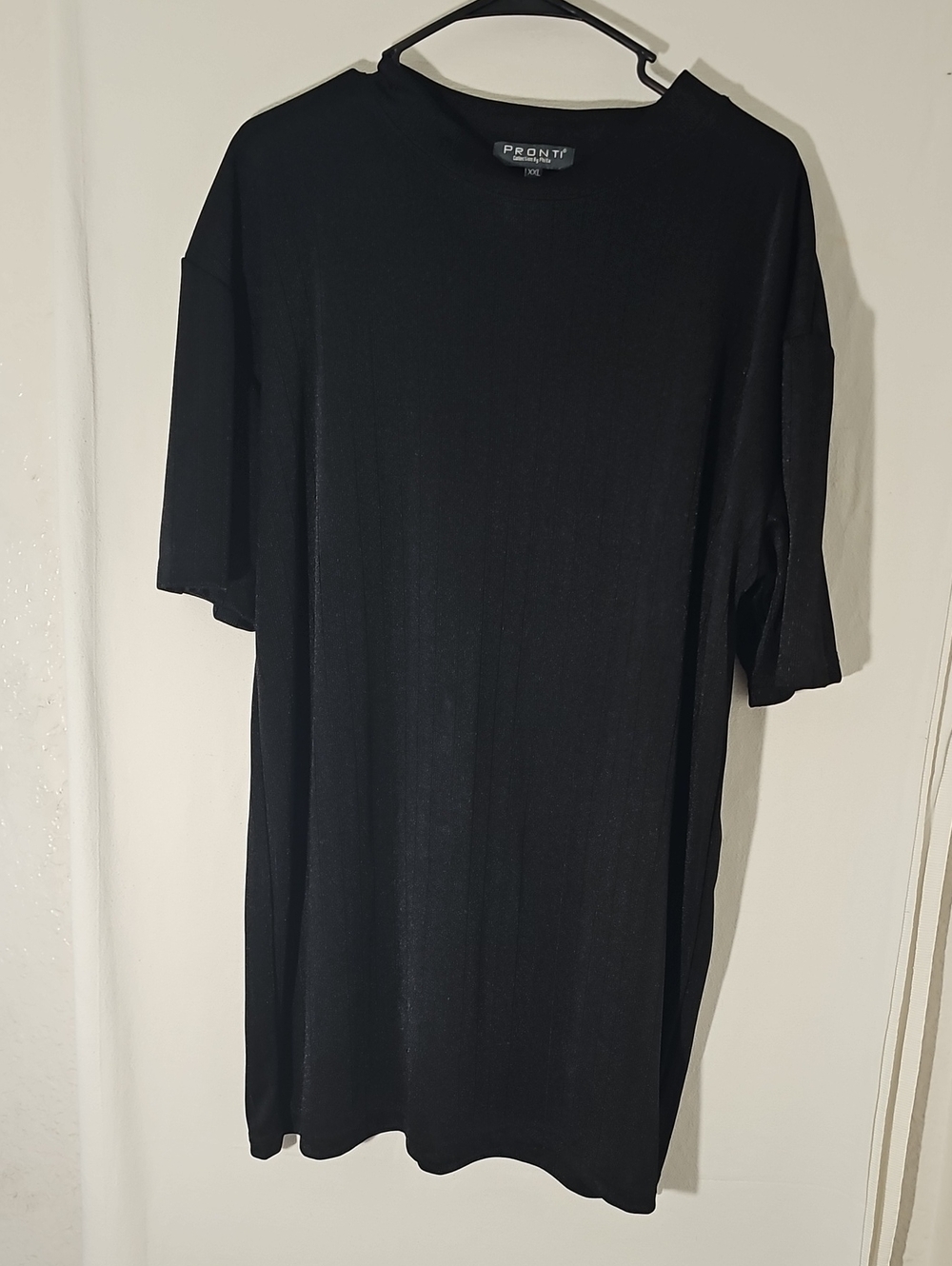 PRONTI Black Men's Short-Sleeve Dress Shirt